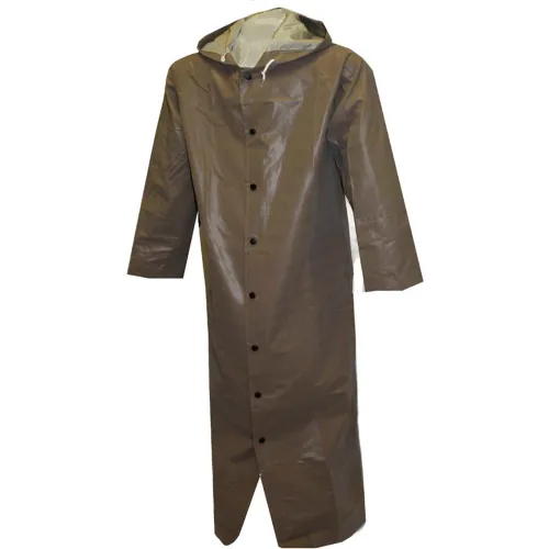 Tingley® C12168 Magnaprene" Storm Fly Front Hooded Coat, Green, 60", 4XL