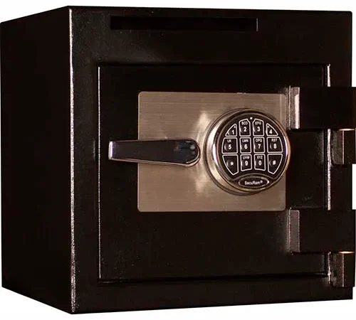 Tracker Safe Front Drop Slot Deposit Safe Electronic Lock - DS141414-ESR - 14"W x 14"D x 14"H Black