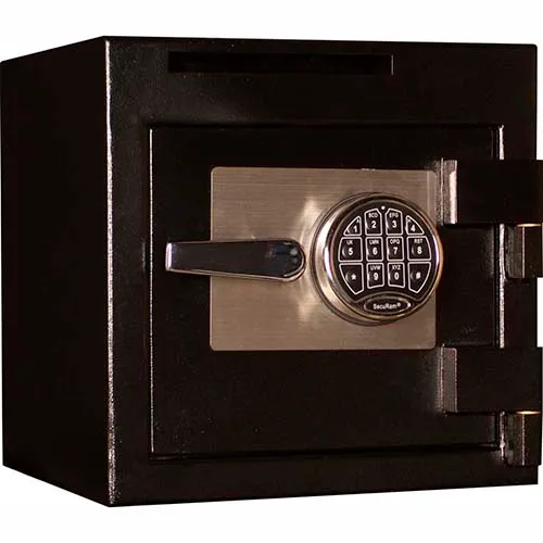 Tracker Safe Front Drop Slot Deposit Safe Electronic Lock - DS141414-ESR - 14"W x 14"D x 14"H Black