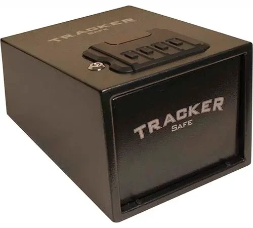 Tracker Safe Quick Access Pistol Safe Electronic Combo Lock - QAPS-01 - 9"W x 12"D x 7"H - Black
