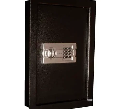 Tracker Safe In-Wall Safe WS211404-E - Electronic Lock - 13-7/8"W x 3-5/8"D x 20-3/4"H Black