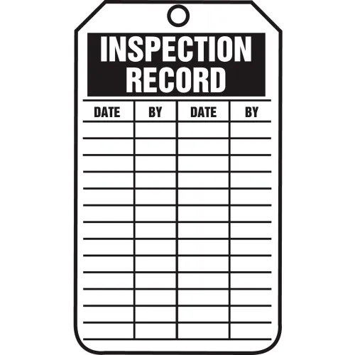 Accuform TRS315CTP Safety Inspection Tag, PF-Cardstock, 25/Pack