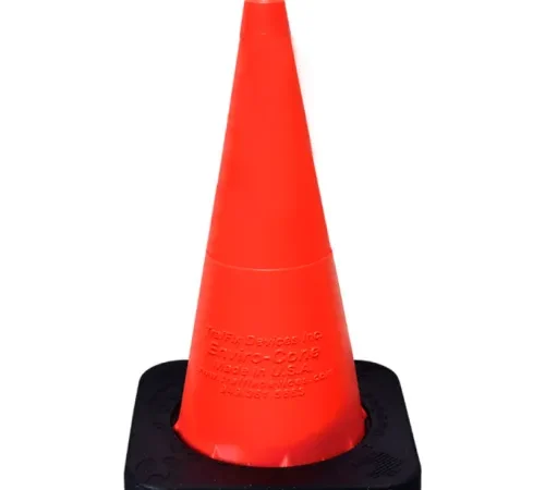 VizCon TrafFix Devices 28" Enviro-Cone with Base, No Reflective Collar, 11 lbs., Orange