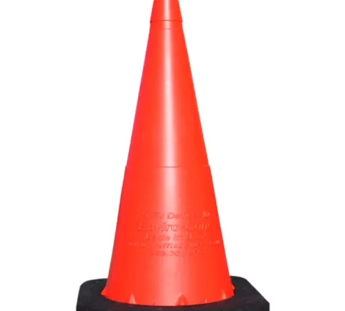 VizCon TrafFix Devices 28" Enviro-Cone with Base, No Reflective Collar, 8 lbs., Orange