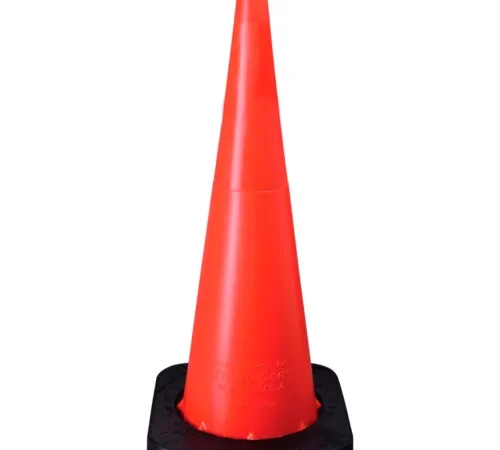 VizCon TrafFix Devices 36" Enviro-Cone with Base, No Reflective Collar, 11 lbs., Orange
