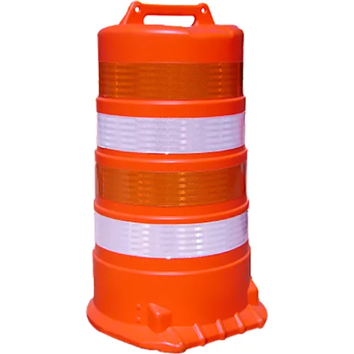 VizCon TrafFix Devices High Density Drum, 4" Orafol Super Bright Bands, OWOW, HIP Equivalent,No Base