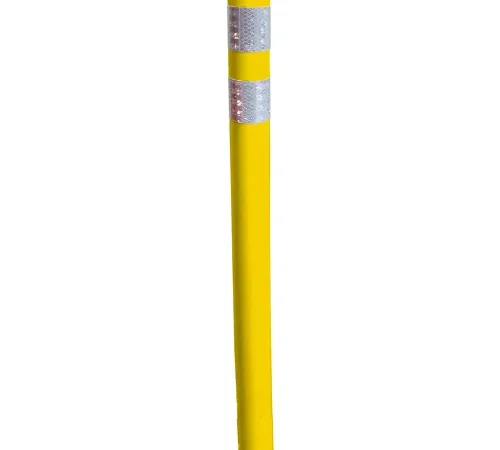 VizCon TrafFix Devices 48" X 3" Reflective Reboundable Delineator, Round, Yellow