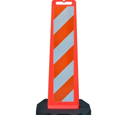 VizCon TrafFix Devices Premier Panel" 40000 20lb High Intensity Vertical Panel,8x36",Orange