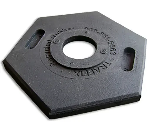 VizCon TrafFix Devices 8lb Recycled Rubber Base for Grabber Delineator