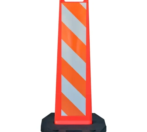 VizCon TrafFix Devices Premier Panel" 40000 20lb Vertical Panel,8x36",Orange