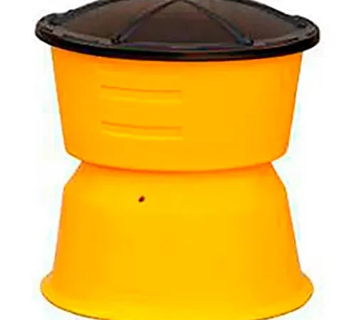 VizCon TrafFix Devices Big Sandy 48000 Series, 200-700 lb Capacity Barrel With Lid, 48247-AR