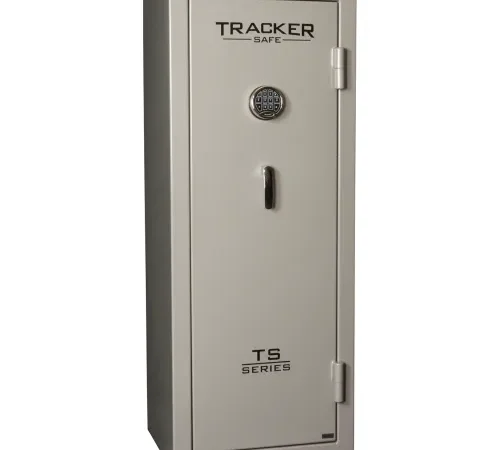 Tracker Safe Gun Safe TS14 With Electronic Lock - 30 Min. Fire Rating 23x20x59 - 14 Gun Cap. Gray