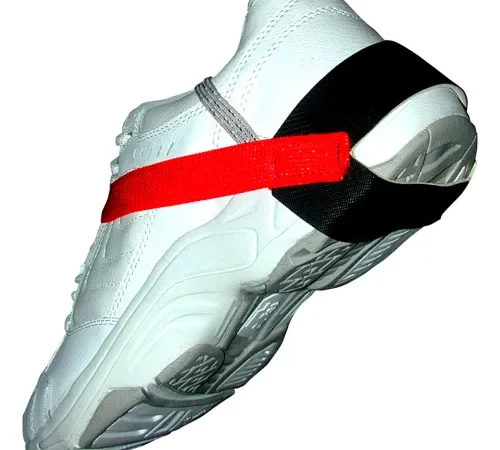 Transforming Tech Heel Grounder, 1.25" Cup, Self-Adhesive Straps1 Meg, Red