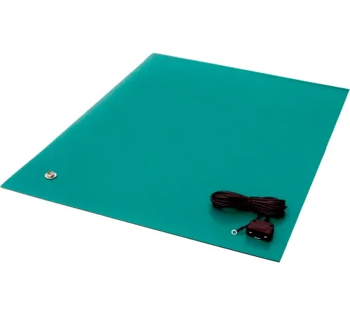 Transforming Tech MT4500 Series ESD Rubber Matting, 0.080" Thick, 3'x6', Green
