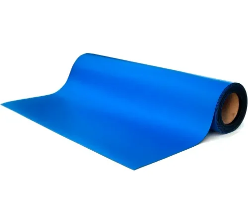 Transforming Tech MT4500 Series ESD Rubber Matting, 0.080" Thick, 30"W Full 50 Ft Roll, Royal Blue