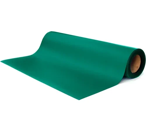 Transforming Tech MT4500 Series ESD Rubber Matting, 0.080" Thick, 36"W Full 50 Ft Roll, Green