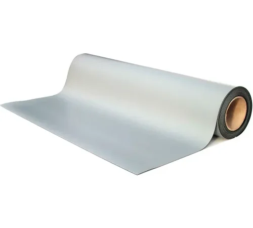 Transforming Tech MT4500 Series ESD Rubber Matting, 0.080" Thick, 36"W Full 50 Ft Roll, Gray