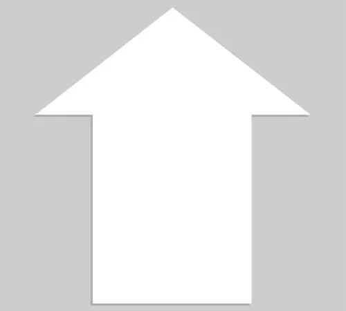 Accuform PMS202 Floor Stencil - (Arrow) - 20" x 20"
