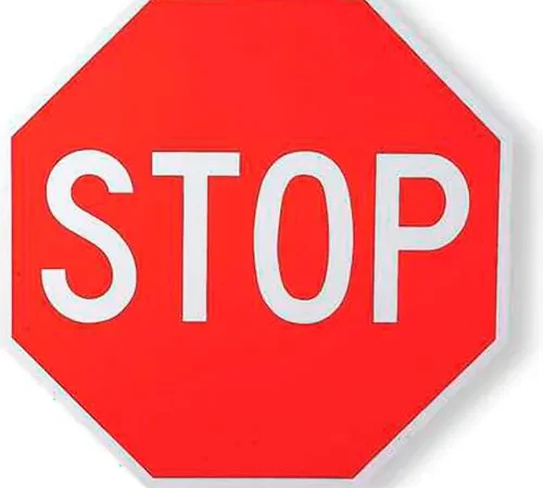 Zing? Traffic Sign Stop, 24"H x 24"W, EGP, 1/16" Thick