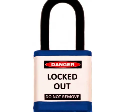ZING 700 Series Padlock, 1-1/2" Shackle, Blue, Keyed Different