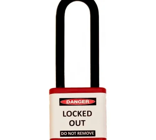 ZING 700 Series Padlock, 3" Shackle, Red, Keyed Different