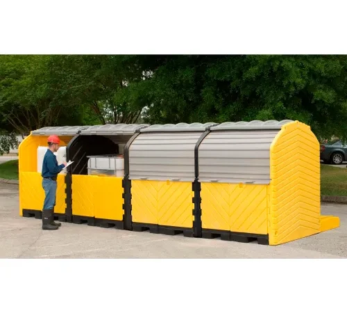UltraTech Ultra-Modular IBC Spill Pallet?, 4-Tank, Outdoor Model 365 Gallon Capacity