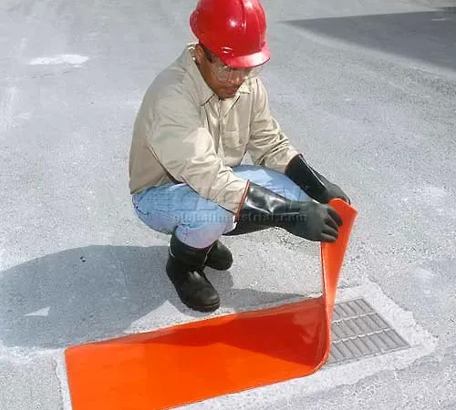 UltraTech 2125 Ultra-Drain Seal?, Rectangular, 36" x 58" x 3/8", Orange