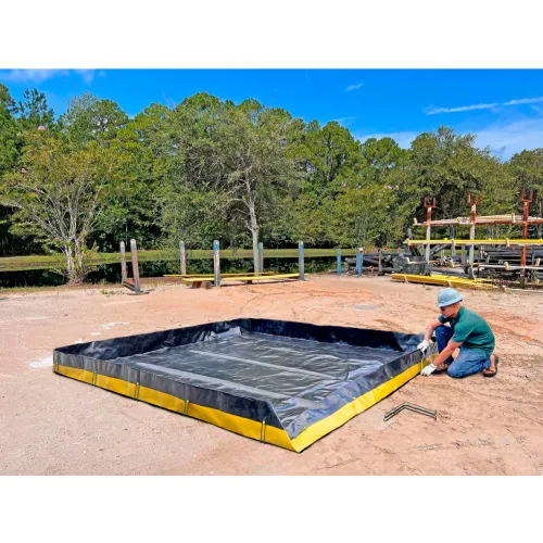 UltraTech Ultra-Containment Berm, Economy Model, 30 Mil RPE Thickness, 40'L x 12'W x 12"H - Image 2