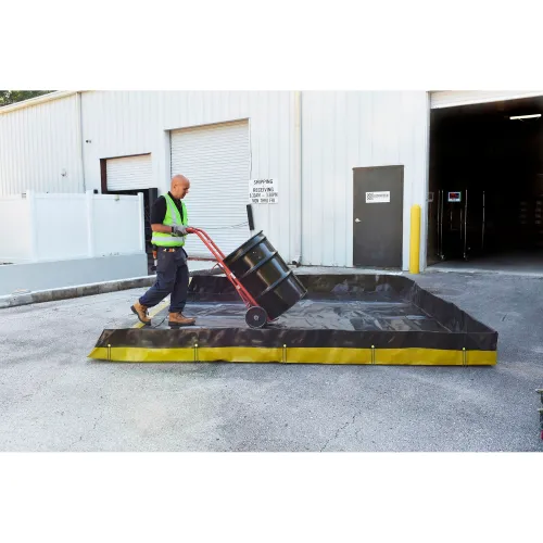 UltraTech Ultra-Containment Berm, Economy Model, 30 Mil RPE Thickness, 40'L x 12'W x 12"H - Image 3