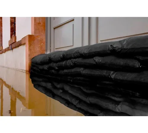 UltraTech Ultra-Flood Stopper? Bag, 2'L x 1'W x 1/2"H, Black, Pack of 6