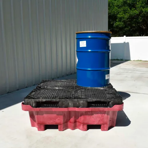 UltraTech Spill King with Drum Pallet & Drain, 85 Gallon Capacity - Image 3