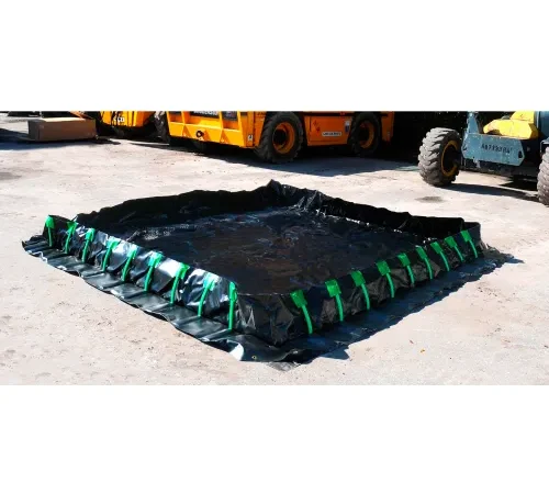 UltraTech Ultra-Containment Berm®, Stake Wall Model, 28 oz. Copolymer 2000, 15'L x 15'W x 12"H