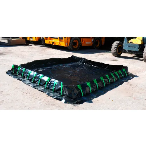 UltraTech Ultra-Containment Berm, Stake Wall Model, 28 oz. Copolymer 2000, 30'L x 15'W x 12"H