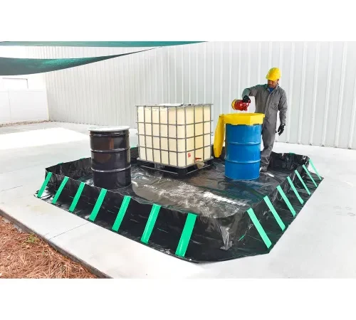 UltraTech Ultra-Containment Berm®, Compact Model, 28 oz. Copolymer 2000, 6'L x 4'W x 12"H