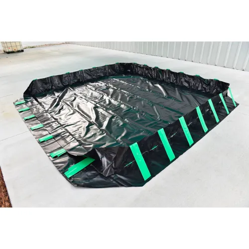 UltraTech Ultra-Containment Berm, Compact Model, 28 oz. Copolymer 2000, 60'L x 12'W x 12"H - Image 5