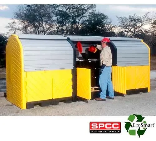 UltraTech Ultra-Hard Top Spill Pallet? Plus 9653 P12 with Drain