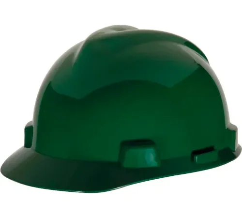 Green construction safety hard hat