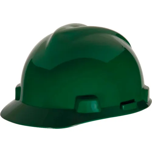 Green construction safety hard hat
