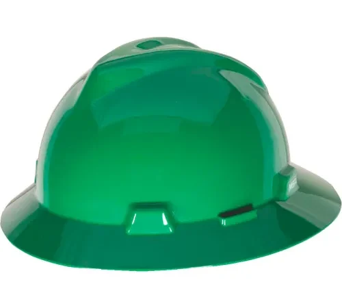 Green construction safety hard hat