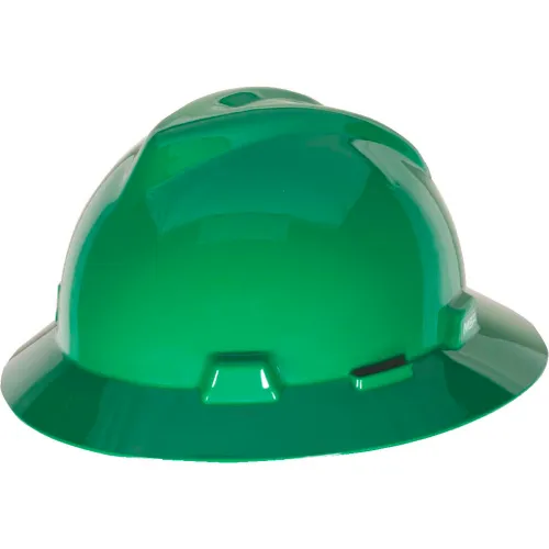 Green construction safety hard hat