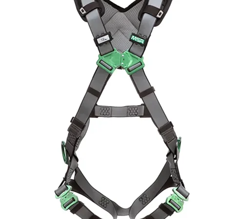 V-FIT" 10194875 Harness, Back & Hip D-Rings, Quick-Connect Leg Straps, Super Extra Large