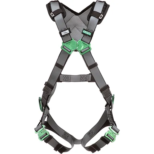 V-FIT" 10194875 Harness, Back & Hip D-Rings, Quick-Connect Leg Straps, Super Extra Large