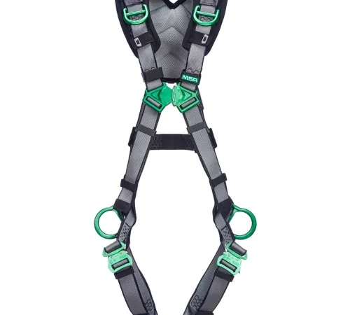 V-FIT" 10194885 Harness, Back/Hip/Shoulder D-Rings, Quick-Connect Leg Straps, Standard