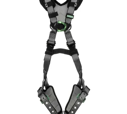 V-FIT" 10194894 Harness, Back & Chest D-Rings, Tongue Buckle Leg Straps, Extra Large