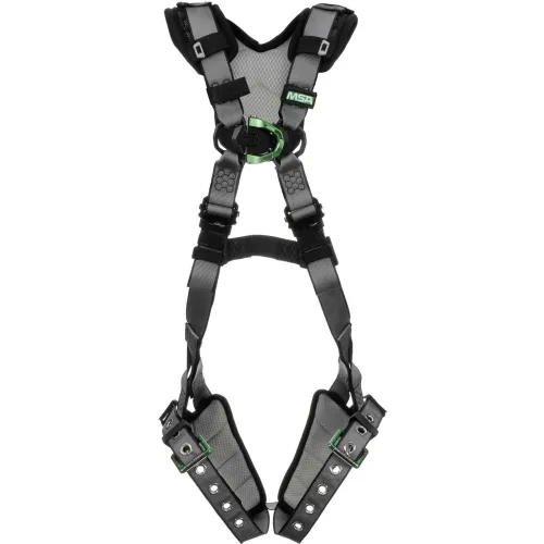 V-FIT" 10194895 Harness, Back & Chest D-Rings, Tongue Buckle Leg Straps, Super Extra Large