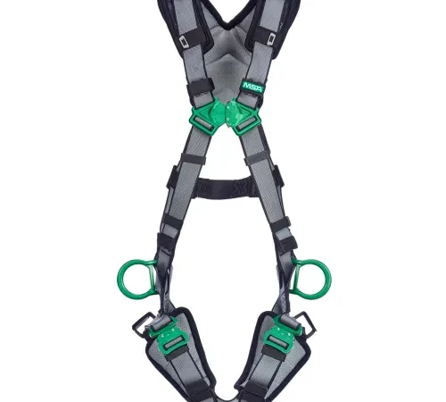 V-FIT" 10194963 Harness, Back & Hip D-Rings, Quick-Connect Leg Straps, Super Extra Large