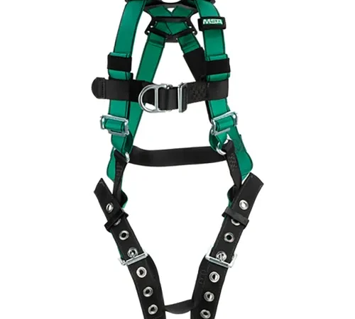 V-FORM" 10197206 Harness, Back/Chest/Hip D-Rings, Tongue Buckle Leg Straps, Extra Small