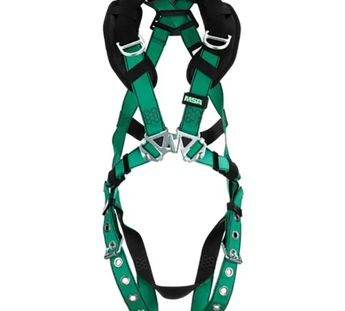 V-FORM" 10197221 Harness, Back & Shoulder D-Rings, Tongue Buckle Leg Straps, Super Extra Large