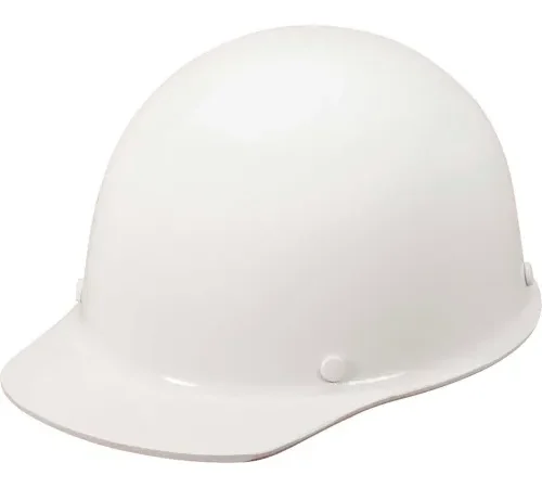 White construction hard hat