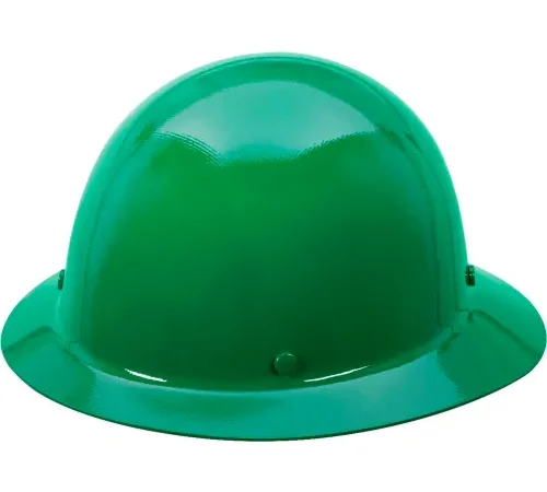 Green construction hard hat